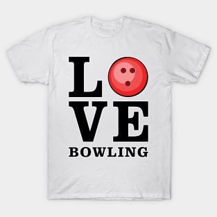 Love Bowling T-Shirt